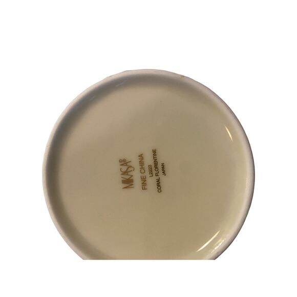 Mikasa Coral Florentine Setncup Saucer Gold Trim Japan Fine China Set Of two - Picture 6 of 13